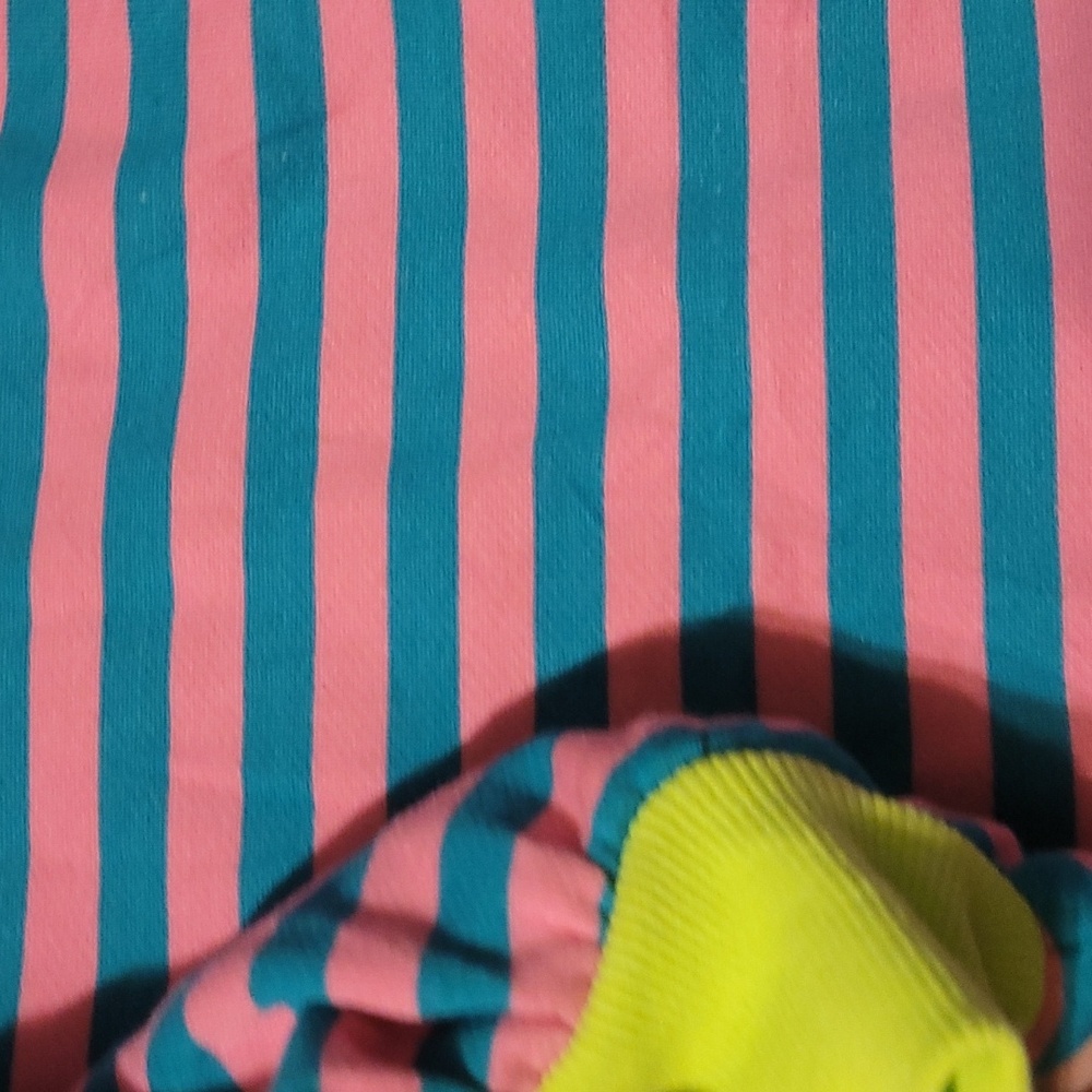 Oversized Striped Neon Sweater - Picture 12 of 14